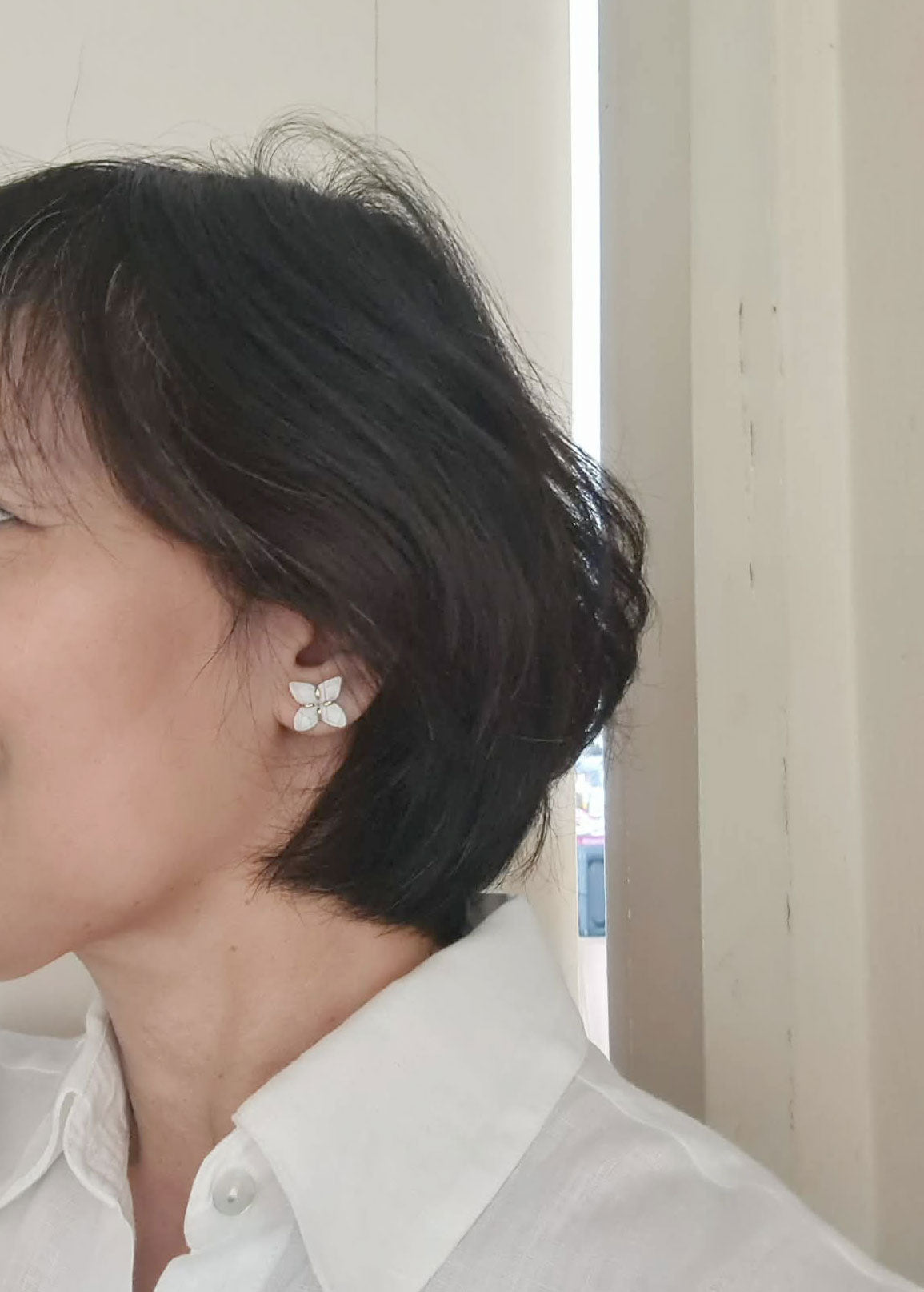 ต่างหูดอกเข็ม Dok Khem Earrings