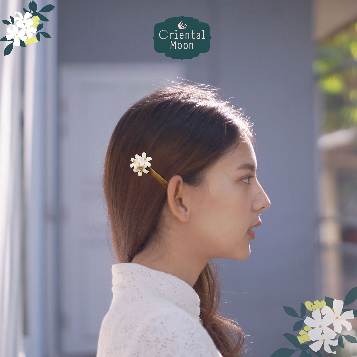 Dok Kaew Porcelain  hair clip